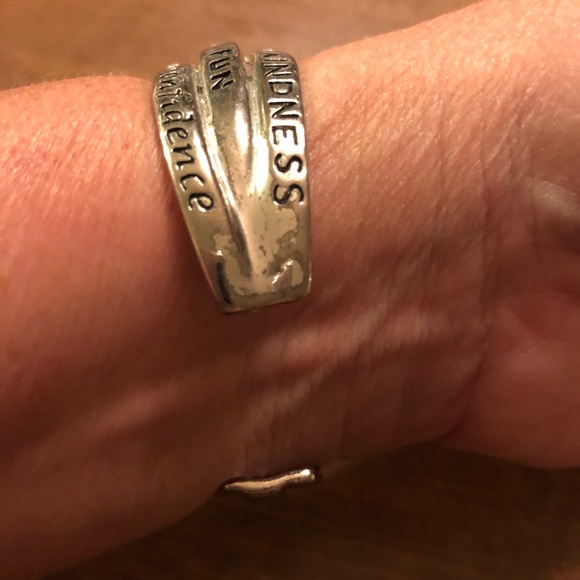 Silver/ Pewter Cuff Bracelet - Picture 3 of 5